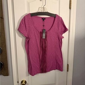 Talbots Pink Short Sleeve Women's Top